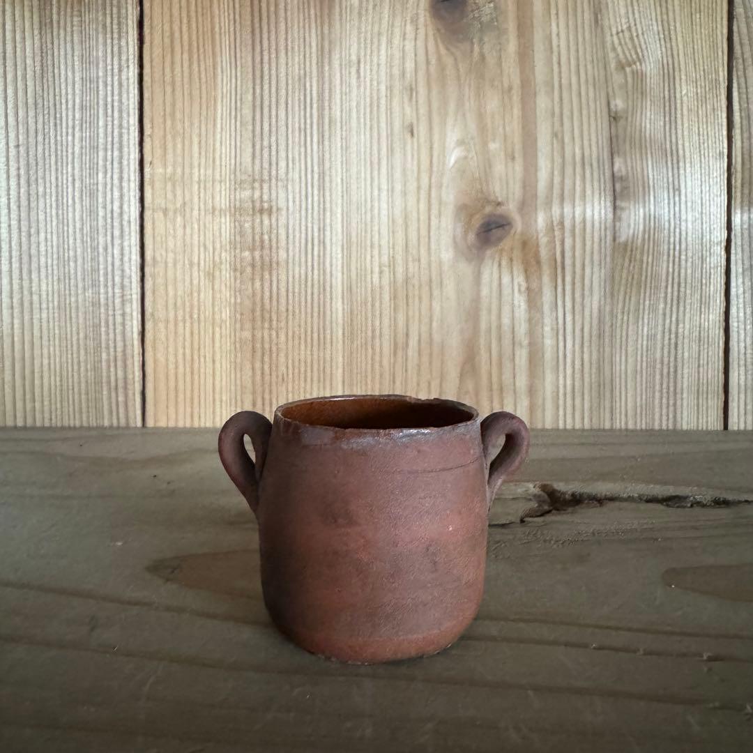 オランダ 18世紀頃 ミニチュア陶器 ガリポット 民藝 アンティーク 古道具