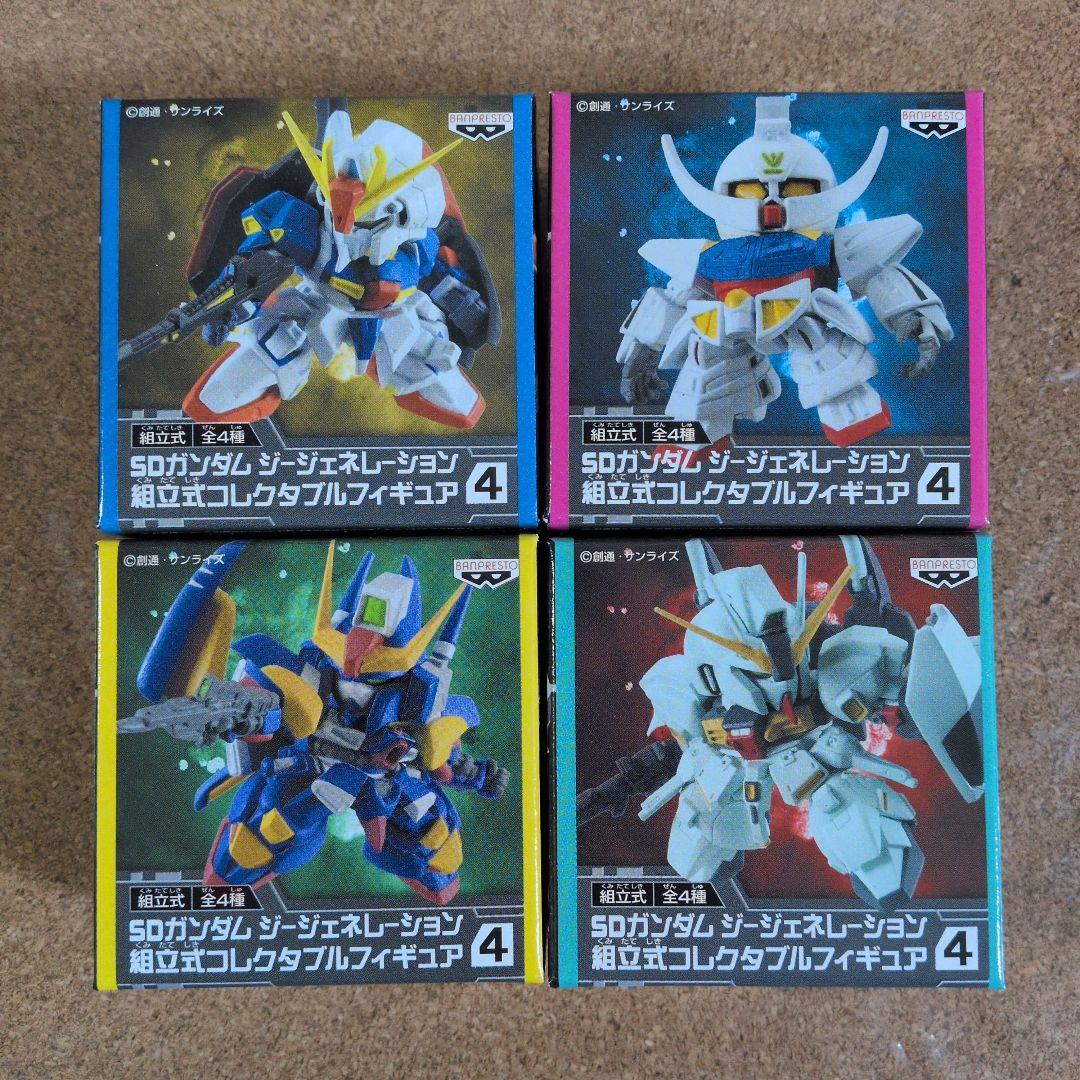 SDガンダム ジージェネレーション 組立式コレクタブルフィギュア4弾 全4種