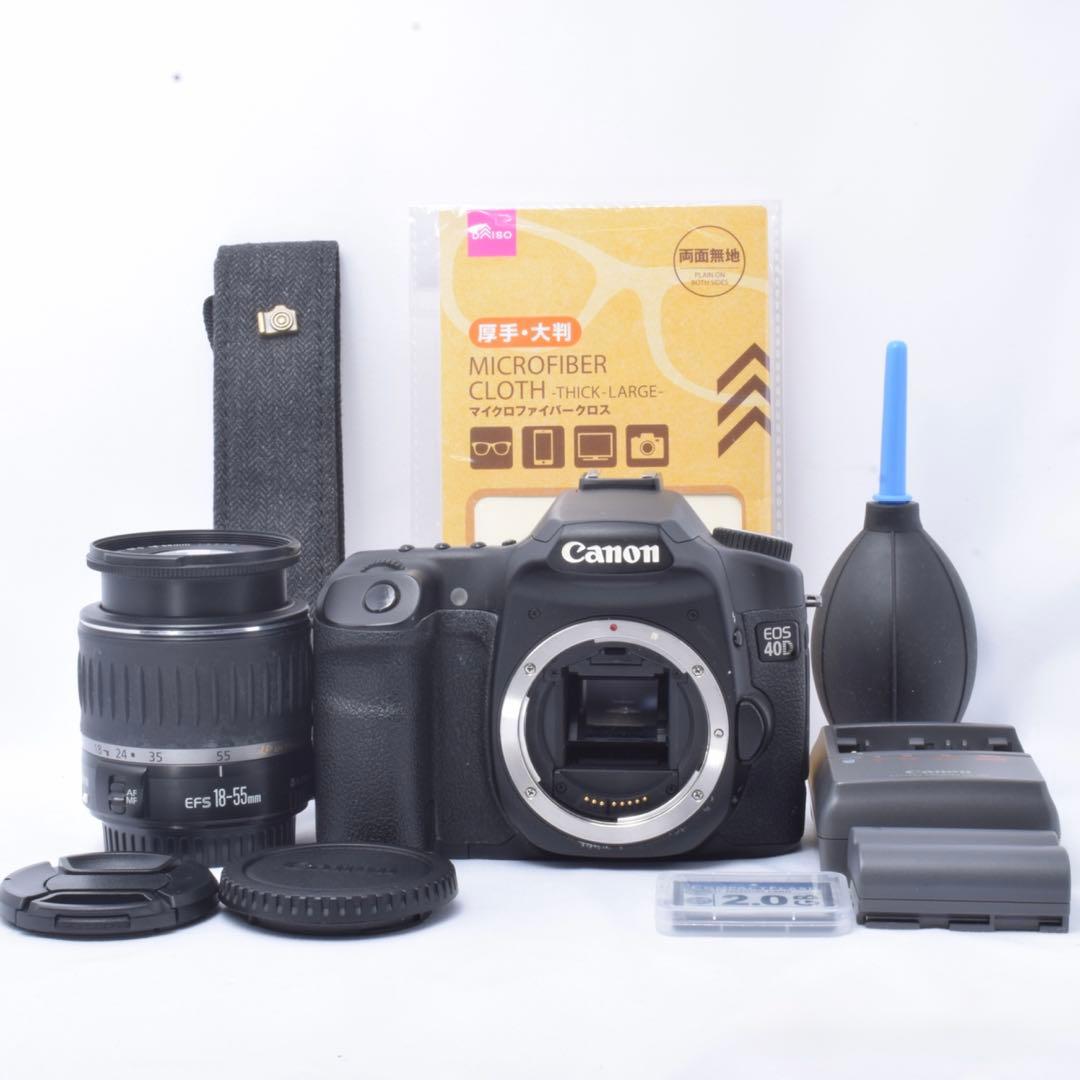 ✨美品✨一眼レフデビューに❤️Canon EOS 40D レンズセット 完動品