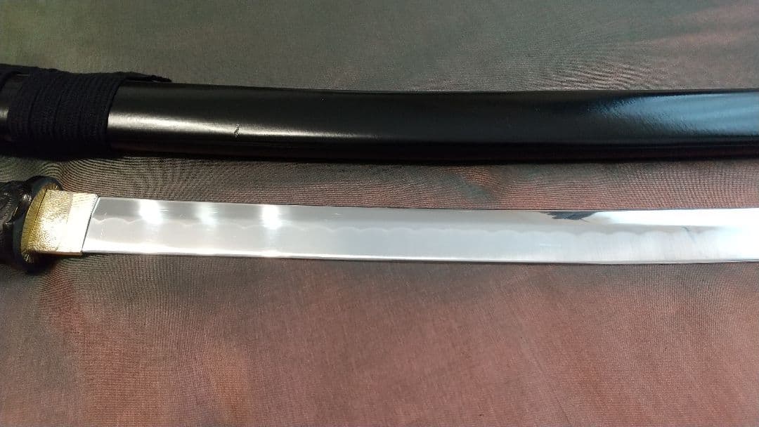 互の目刃紋【鐺・責金】模造刀 大刀 陣太刀 模擬刀 拵え katana 鍔