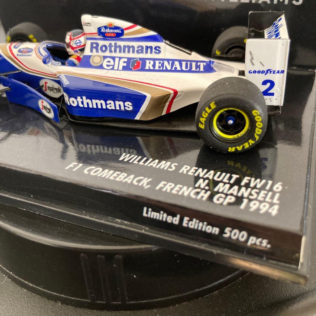 ミニチャンプス F1 ウィリアムズ FW16 ナイジェル マンセル