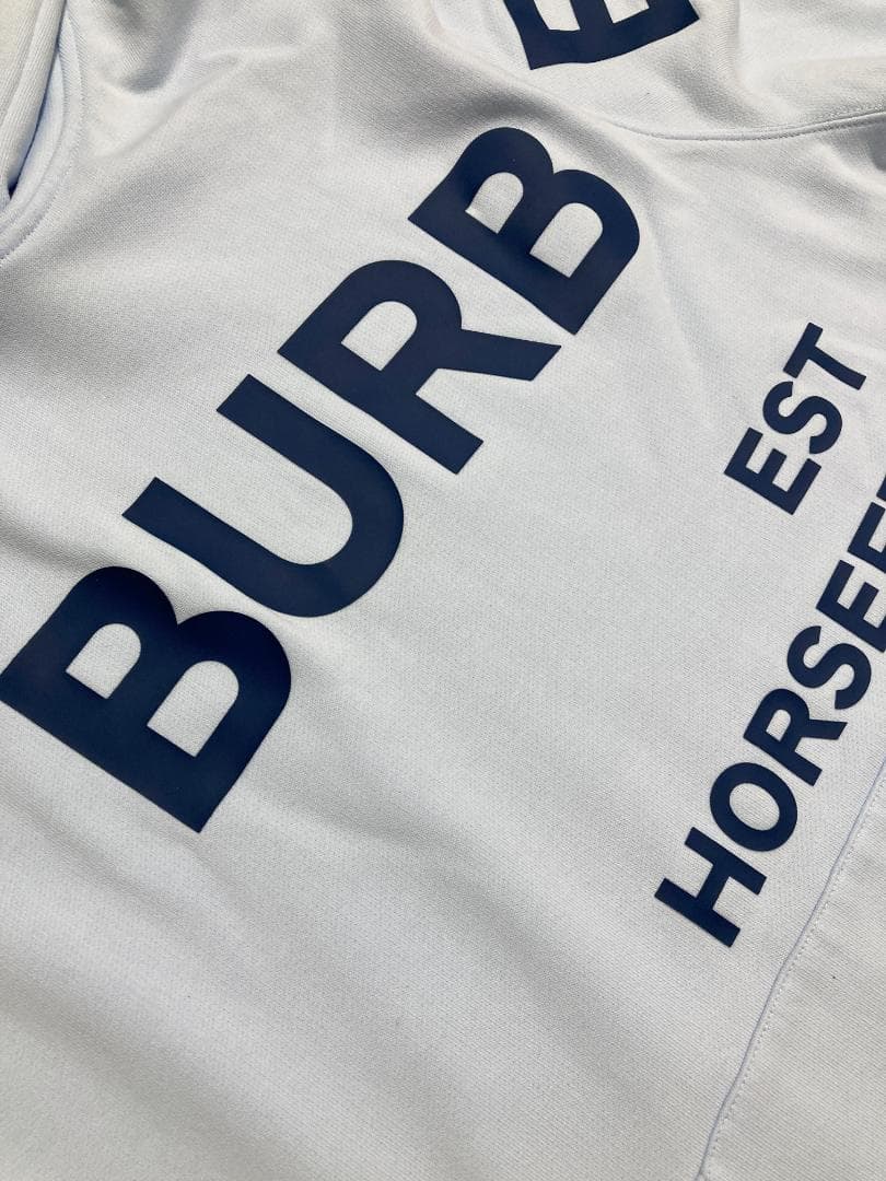 バーバリーロンドンイングランド 22AW ホースフェリープルオーバーパーカー L