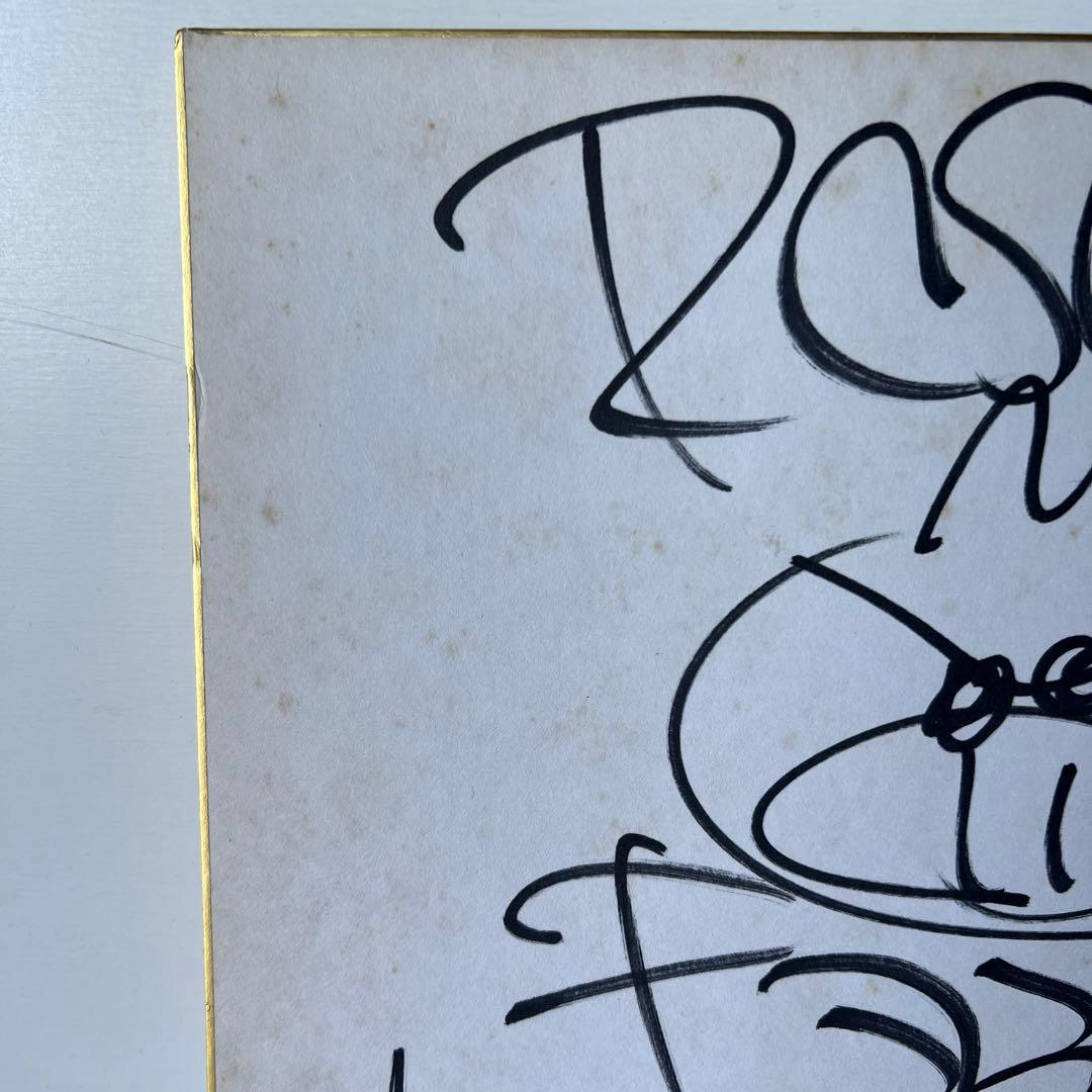 RCサクセション　直筆サイン色紙