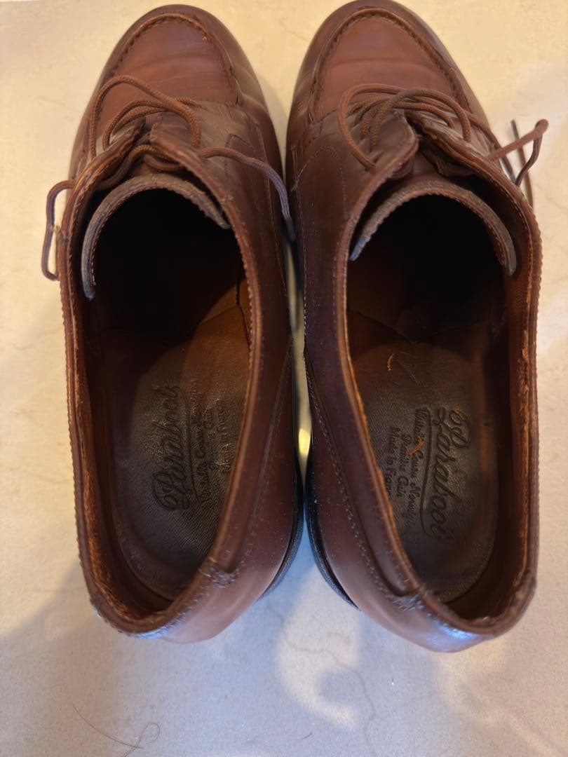 【美品】【デカタグ】Paraboot Chambord UK7.0 シャンボード