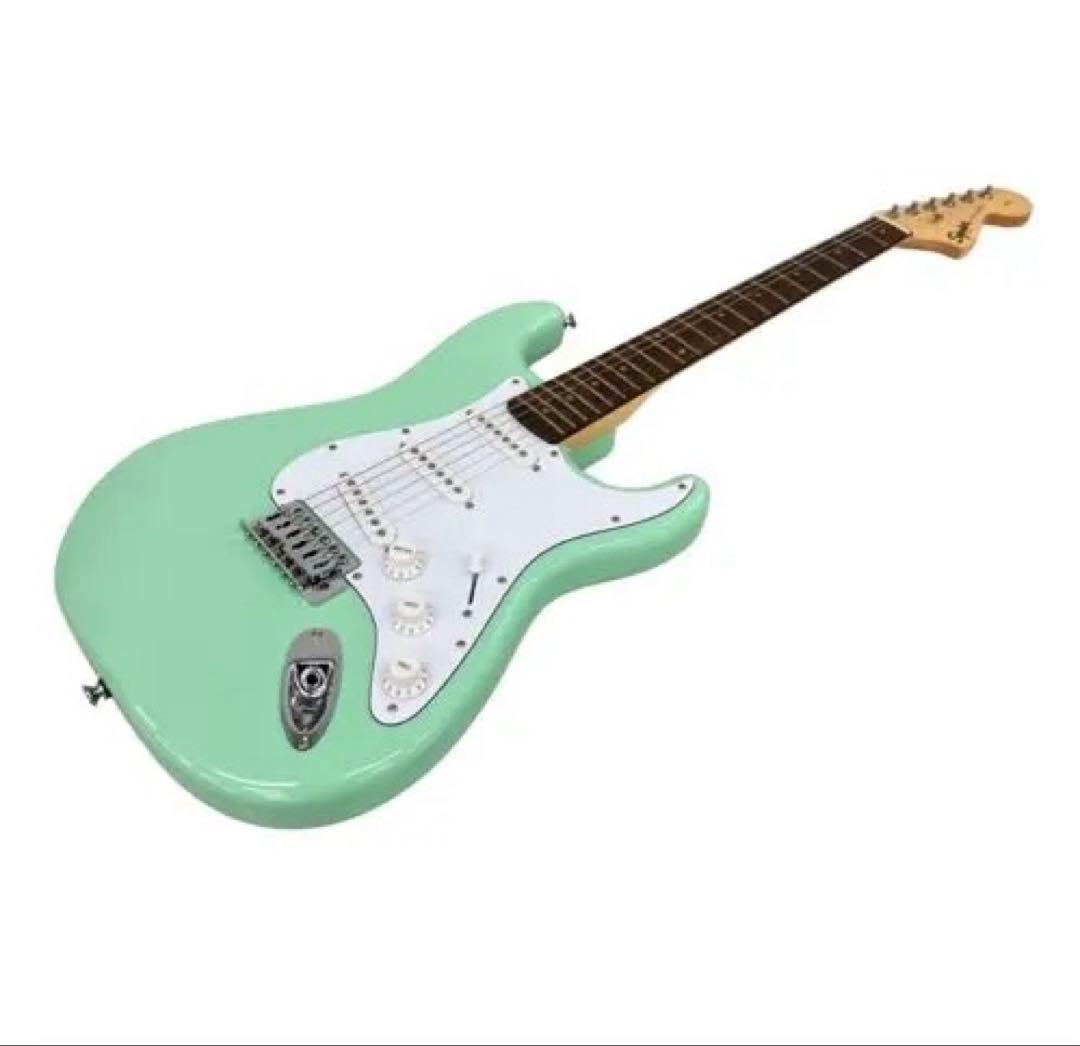 週末まで限定価格　美品　Squire storatcaster サーフグリーン