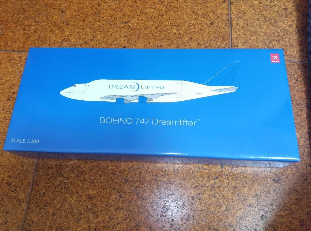 希少　Boeing747 ドリームリフター　ダイキャスト