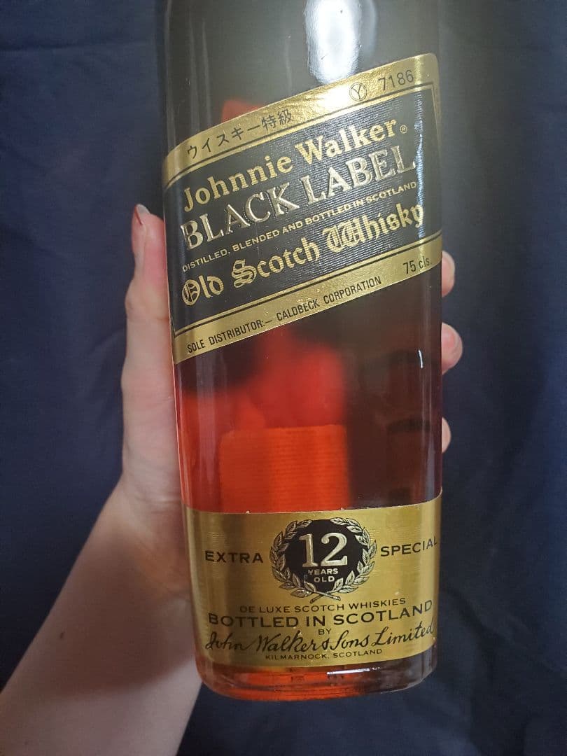 GLORIAOCEANシップボトル760㎖ジョニーウォーカーブラックラベル12年