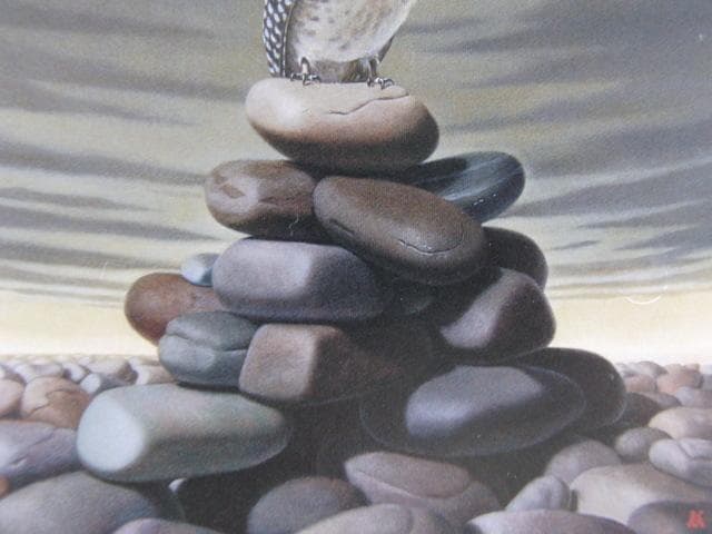 小澤一正、【日常】、希少な額装用画集より、新品額装付