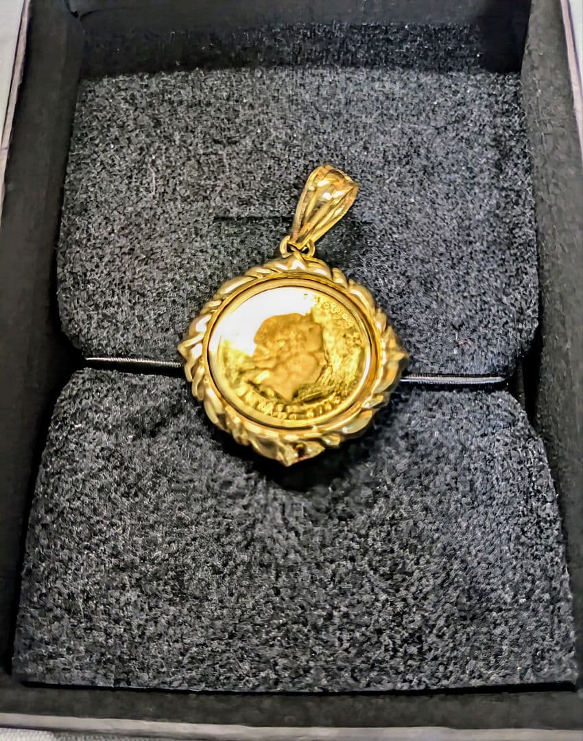 ツバル/ホース K24（純金　K24 1/10オンス、ペンダントのみ