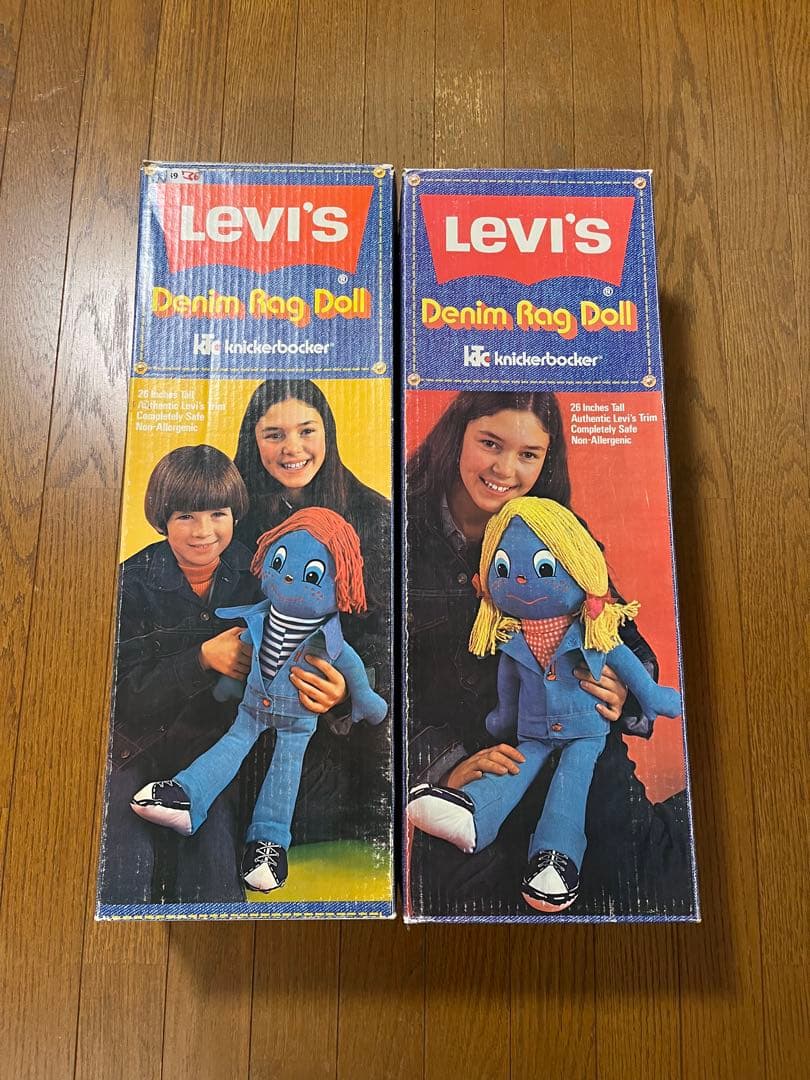 箱付き 50s vintage Levis リーバイス ドール 人形 2体セット