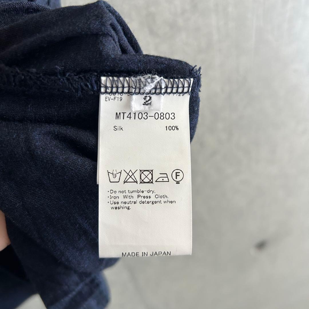 トップス MAATEE&SONS Washable Silk Pocket Tee