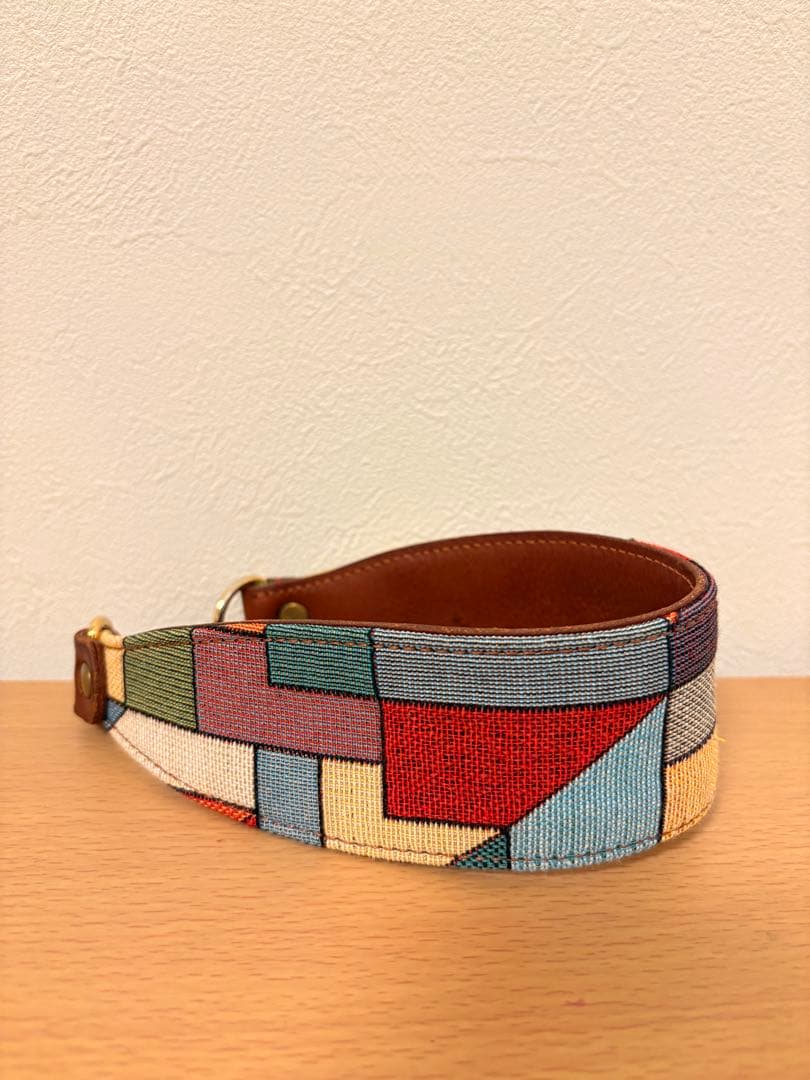 くすのき犬具 首輪 本革ハーフチョーク 大型犬用