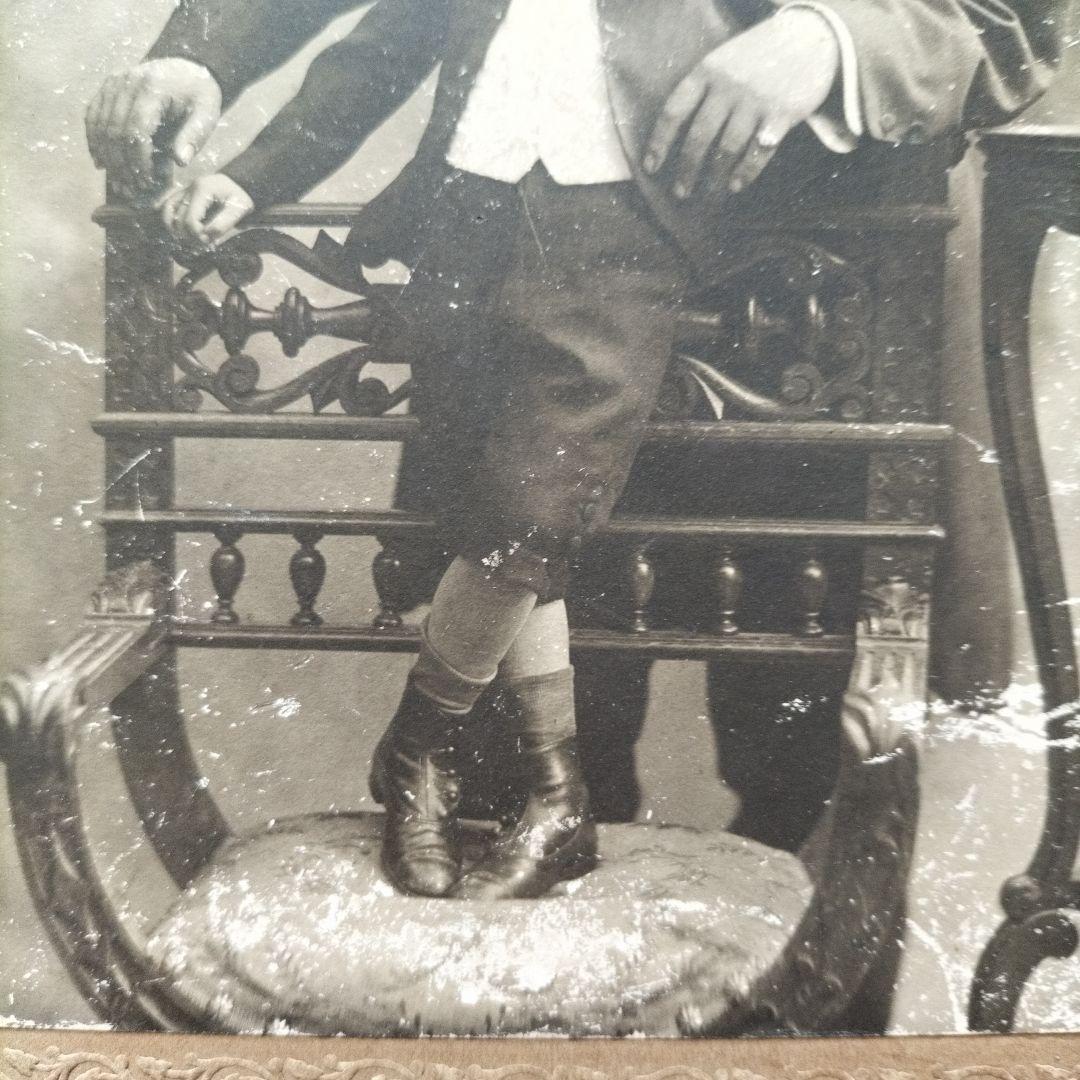 イタリアのアンティーク 肖像写真(1890年代後半～1900年代初頭？）