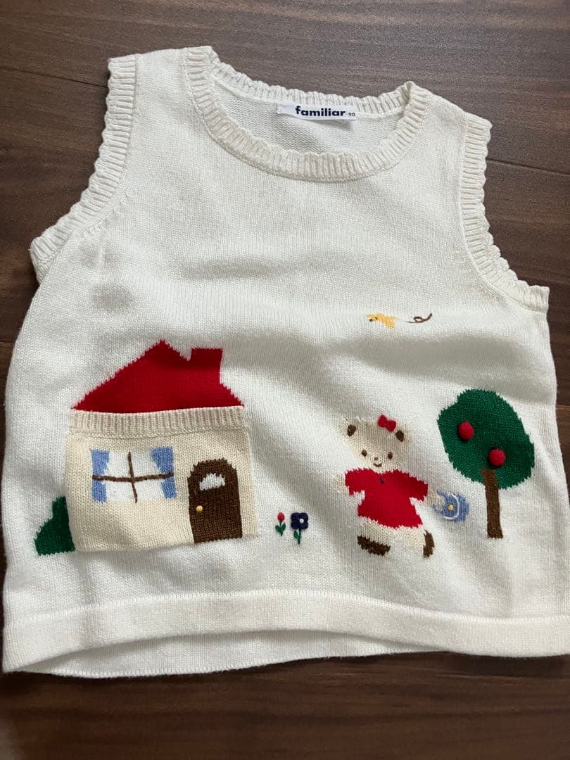 【familiar】子供用 90トップス 4点セット