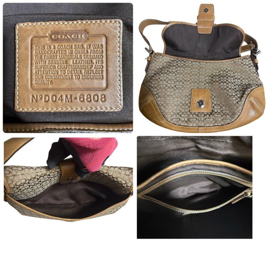 コーチ ショルダーバッグ ワンショルダー キャンバス ブラウン ソーホー