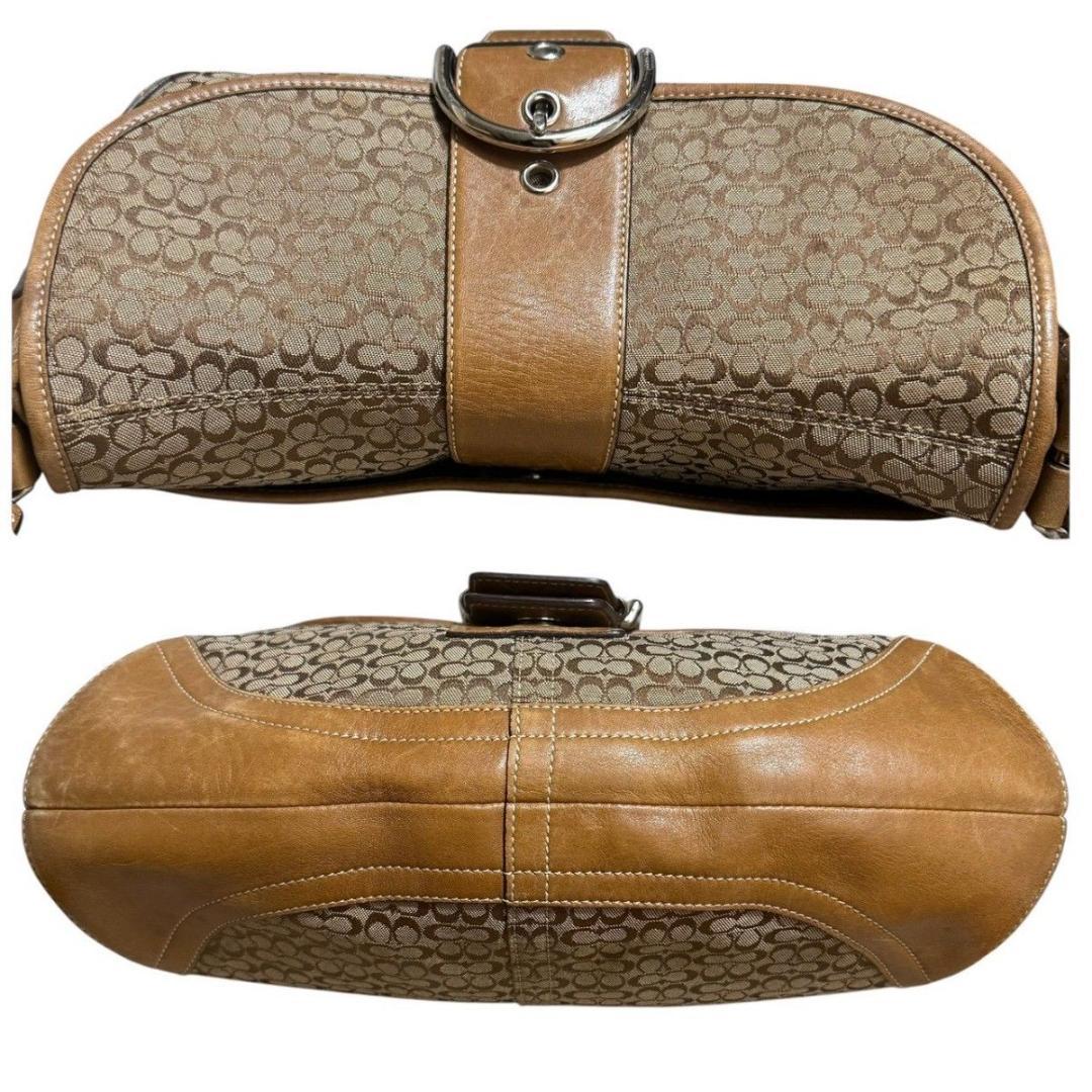 コーチ ショルダーバッグ ワンショルダー キャンバス ブラウン ソーホー