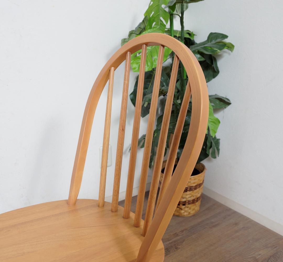 Pangrum ダイニングチェアー　ウィンザーチェア 背部丸型 2脚セット