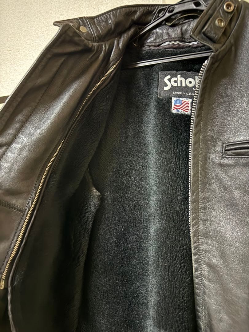 Schottシングルライダース641 サイズ36 M相当