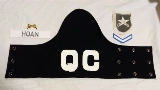 南ベトナム軍 QC 腕章・徽章セット/ ARVN 南ベ MP 憲兵 ベトナム戦争