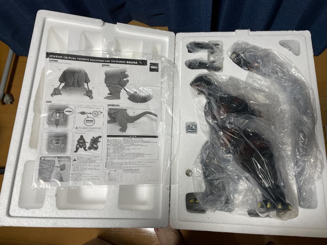 【美品】黒龍工房　リアルマスターコレクション　ゴジラ（1995）