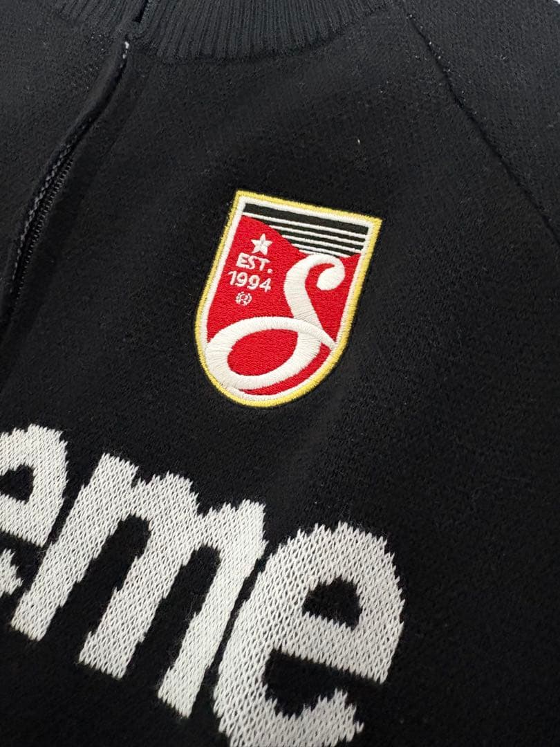 スケートボード Supreme x Umbro Zip Up Sweater \"Black\"