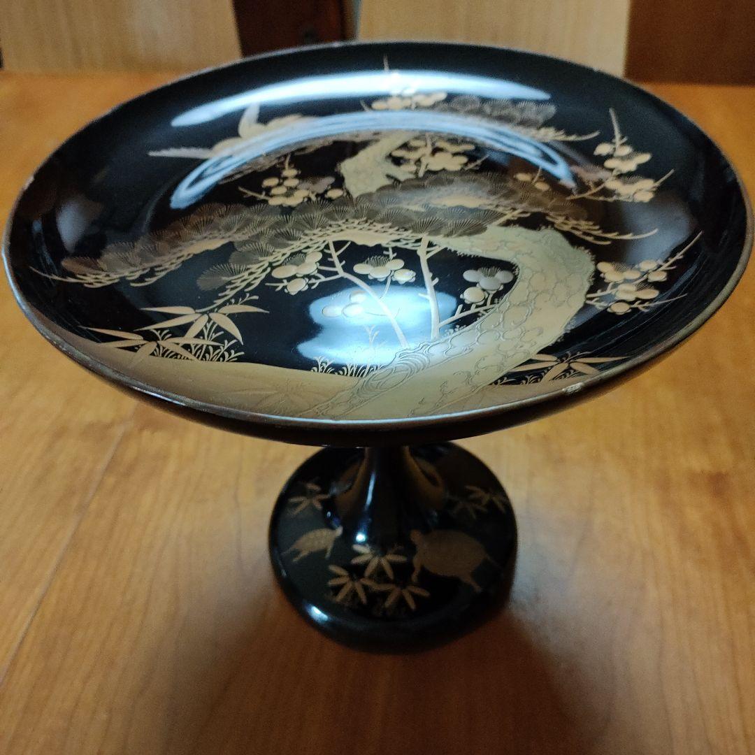 蒔絵高台　高杯