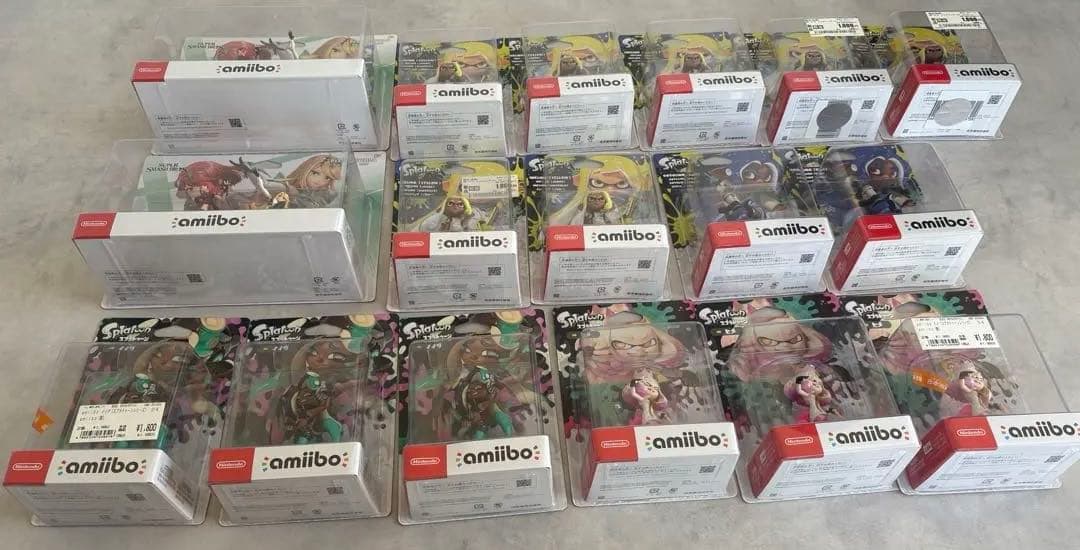 amiibo フィギュアセット 17個セット　スプラトゥーン ゼノブレイド