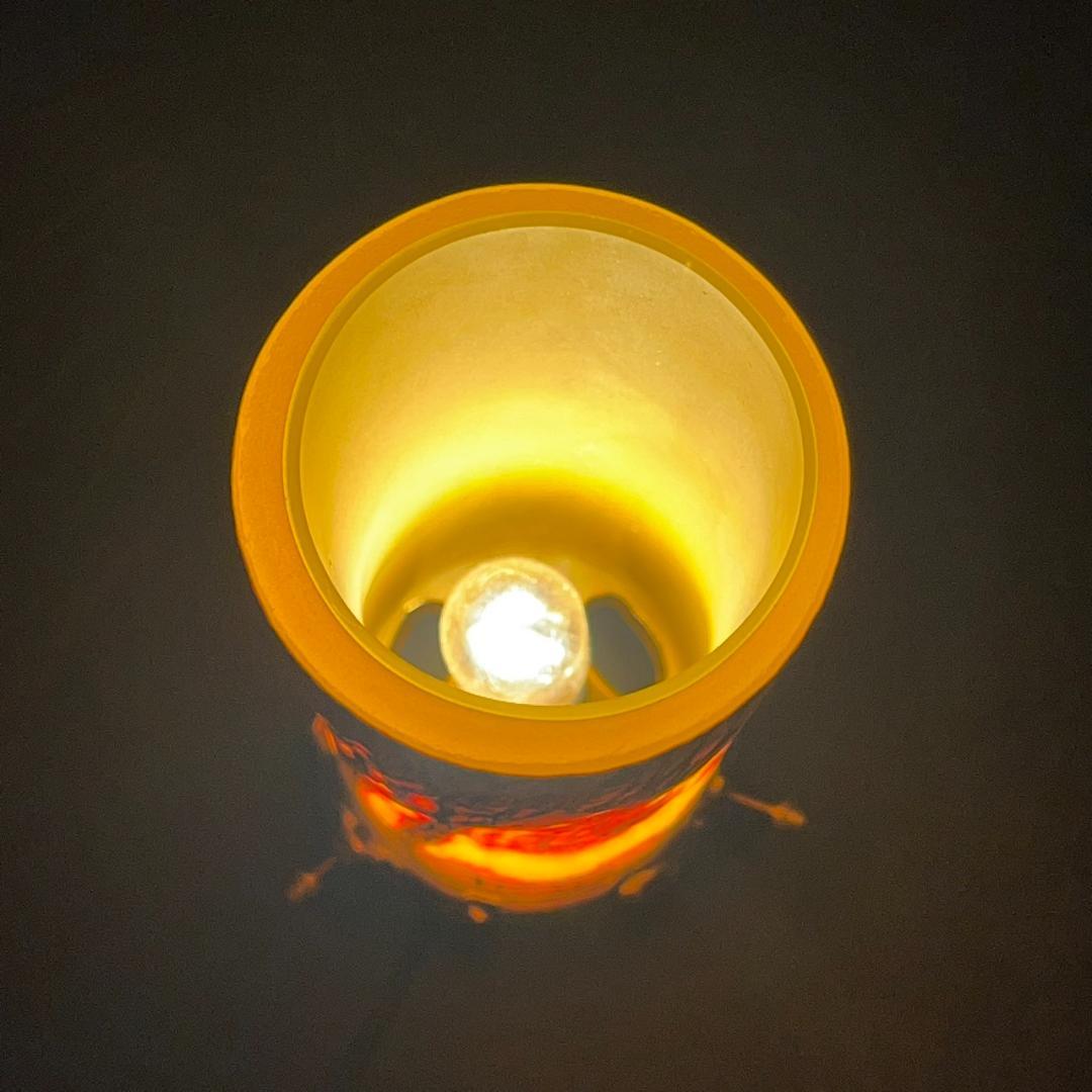 ドームナンシー　卓上照明　アンテルカレール　被せガラス　高さ18cm