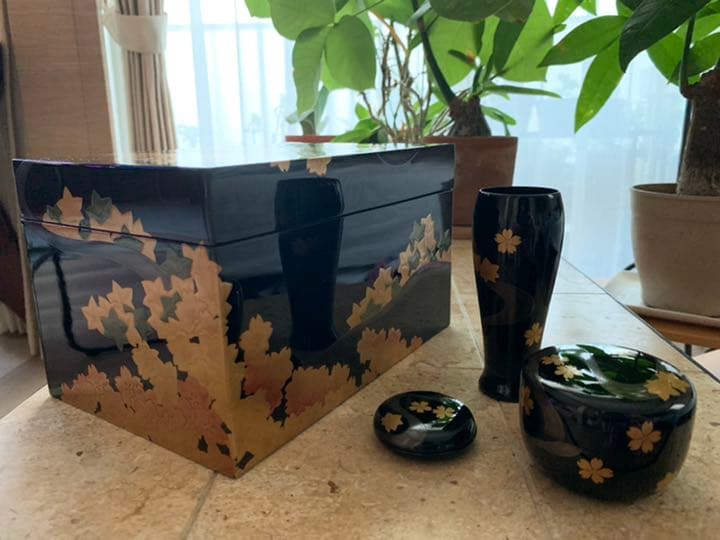 人間国宝　一后一兆　茶箱　春秋揃　漆芸　茶道具セット