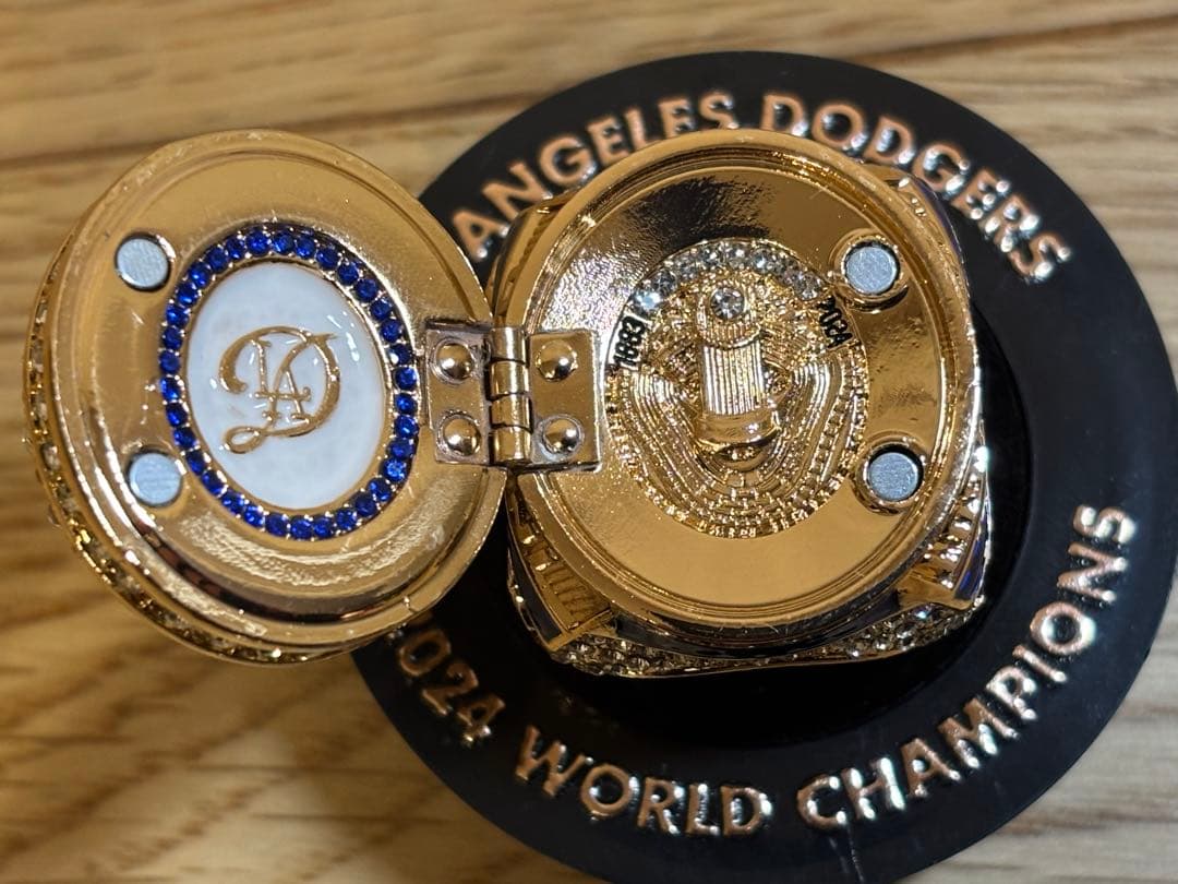 値下！⭐️非売品⭐️大谷翔平 2024セミオーセンティックチャンピオンリング➕カード