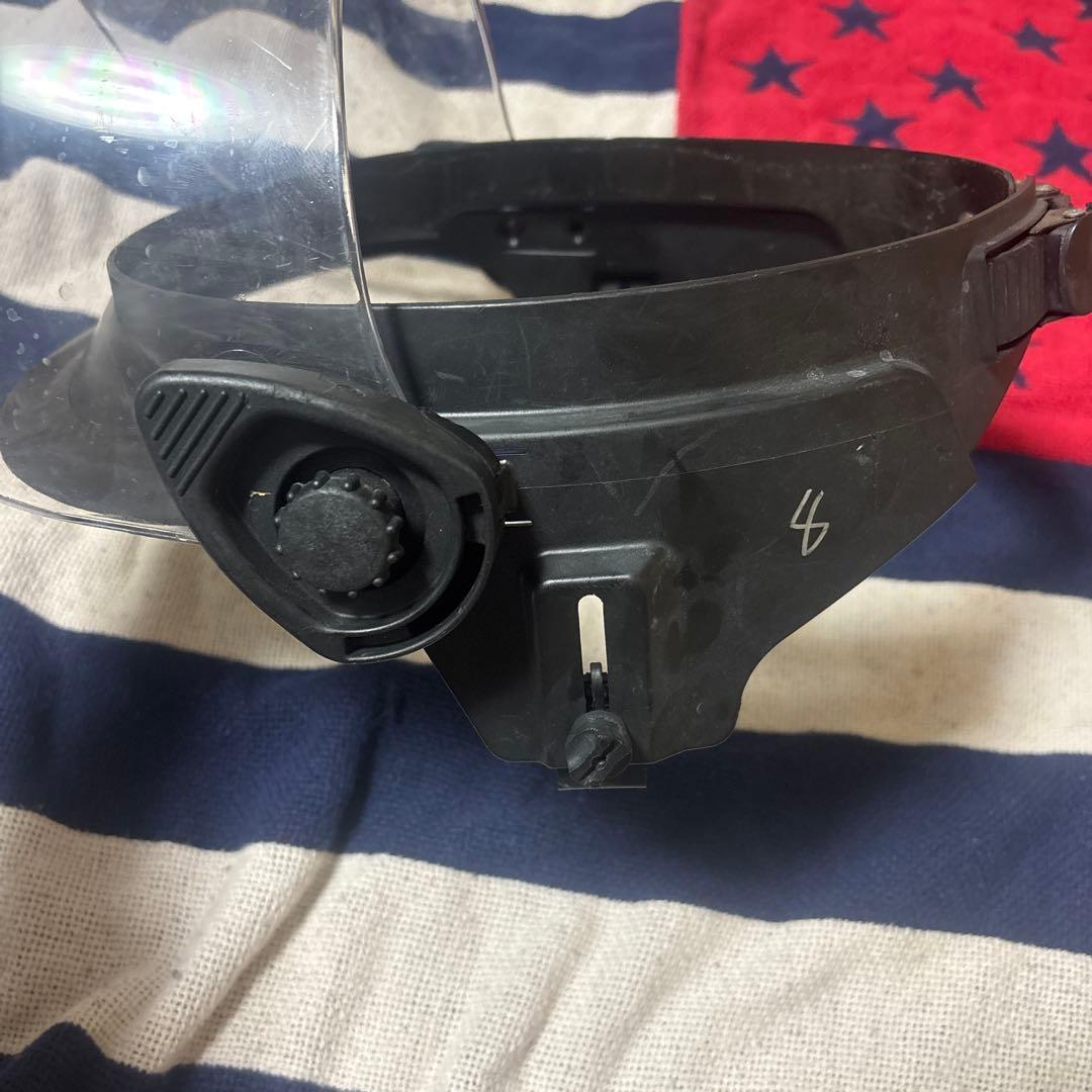 実物PAULSONフェイスシールド米警察装備CAGE CODE12858 B23