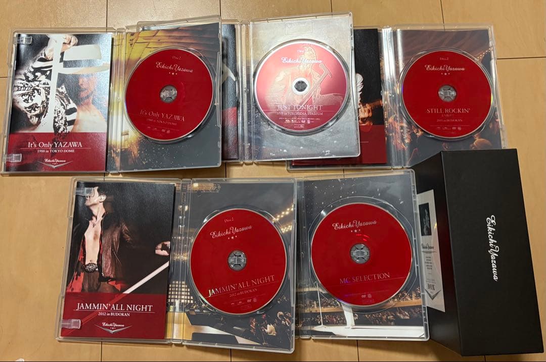 矢沢永吉 Eikichi Yazawa TREASURE BOX DVD 5枚組