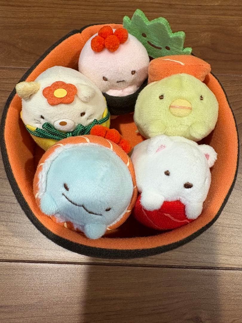 すみっコぐらし　てのりぬいぐるみ　2015 おすしの会　レア　コンプリート