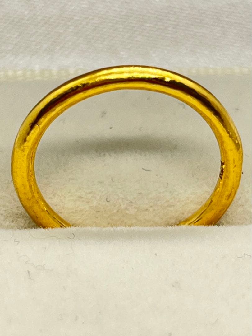 K24 純金無地リング3.06g指輪リング 刻印ありハンドメイド
