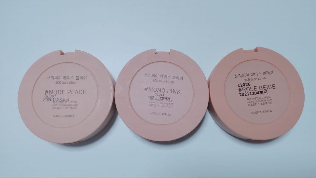 3CE★ムードレシピシリーズ★マットリップカラー&フェイスブラッシュセット