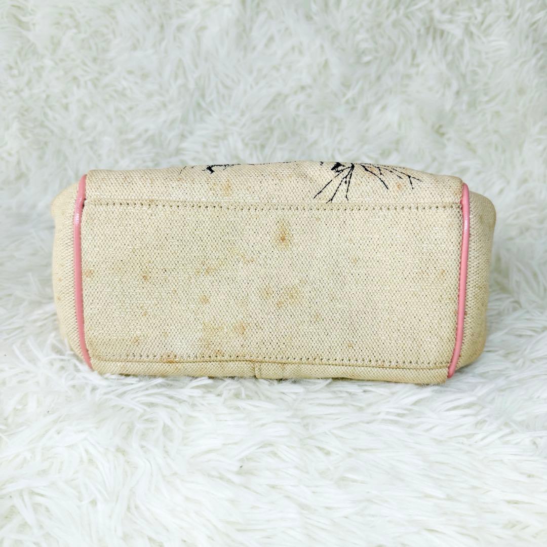 coach キャンバスタトゥー アクセサリーポーチ 花柄 ワンショルダーバッグ