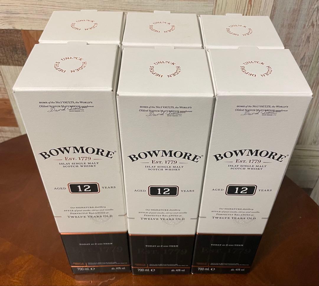 正規品　BOWMORE ボウモア　12年６本