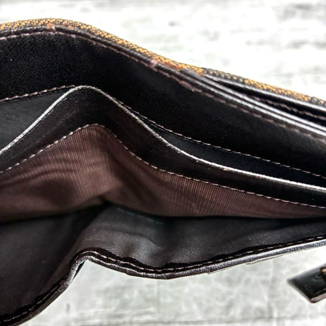 Fendi 二つ折り財布 FFロゴ ブラック ブラウン