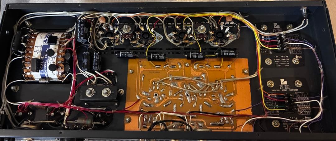 luxman luxkit A3500 EL34プッシュプルアンプ 真空管アンプ