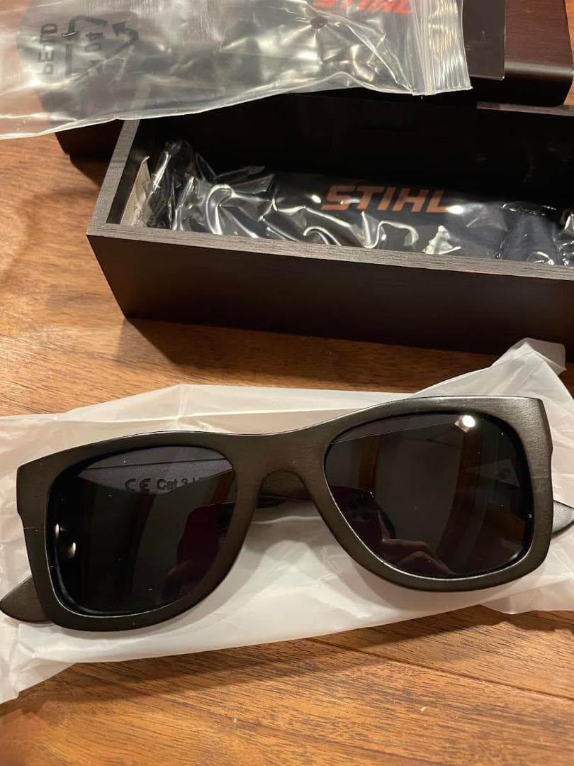 【新品】STIHL スチール 木製サングラス（ラス１）