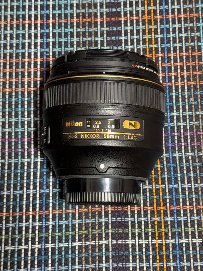【極美品】Nikon Nikkor AF-S 58mm f1.4 G【防湿庫】