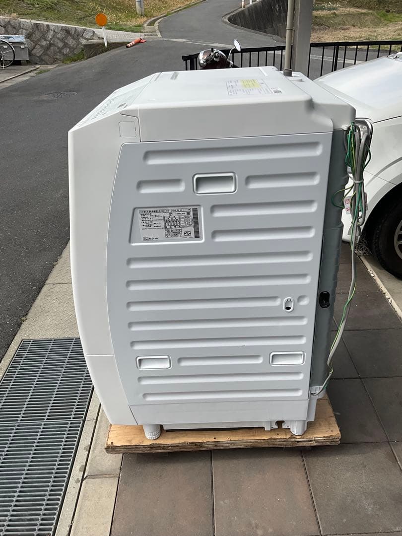 【分解洗浄済み】2024年10月購入日立ドラム式洗濯機 BD-SX120HR