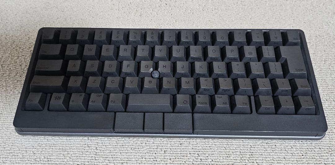 【中古】HHKB Studioキーボード日本語配列(炭＋キートップ雪＋専用ケース