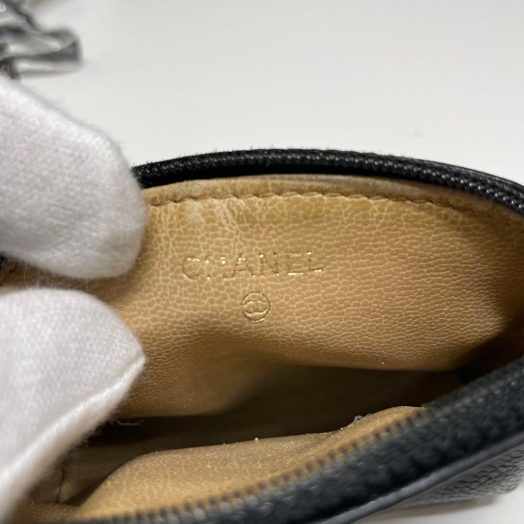 H*A様 CHANEL キャビアスキン　ブラック ケース
