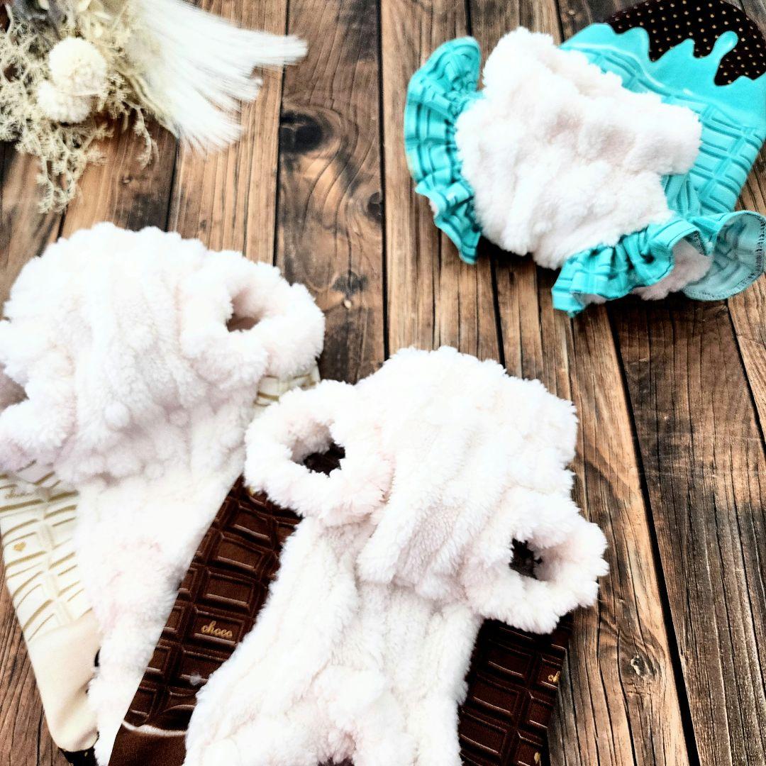 ❤チョコ&ボア❤ワンピース♡オーダー♡ハンドメイド 犬服