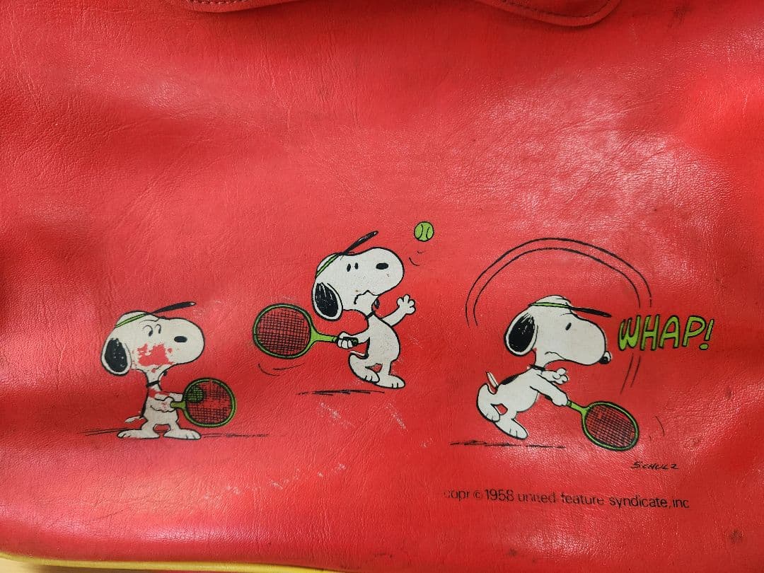 ピーナッツ　スヌーピー　テニス　バッグ　©1958年　50s ヴィンテージ