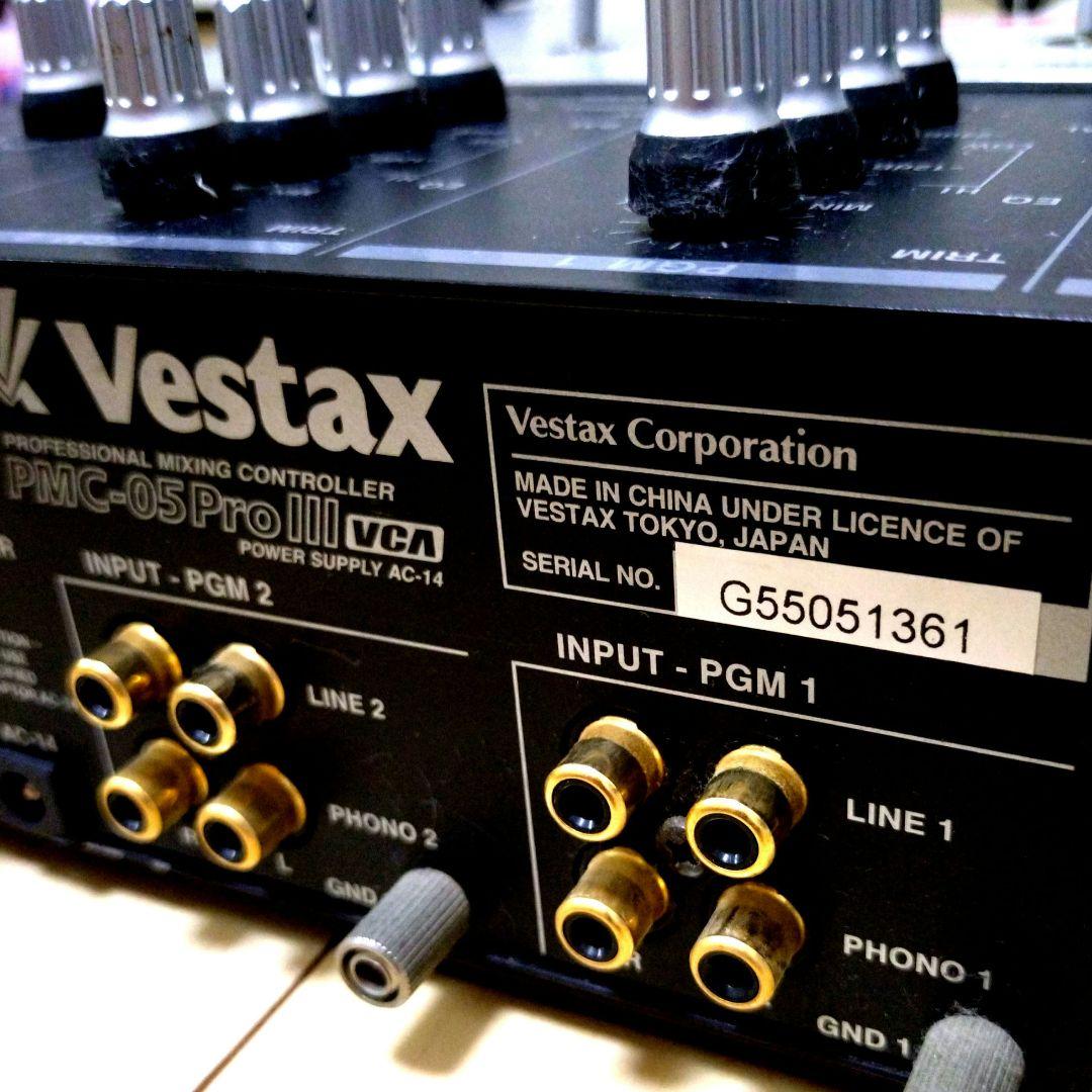 動作・通電・メンテ済 Vestax PMC-05Pro III DJミキサー