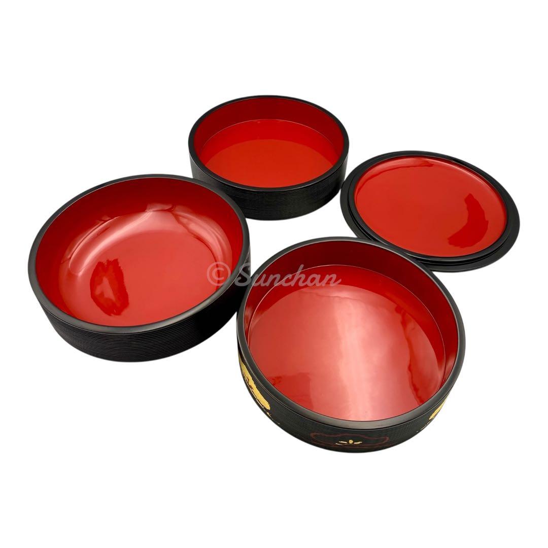 【未使用品】 平安象彦 松寿重 松下電器開業50周年記念品 御重箱 漆器 京漆匠