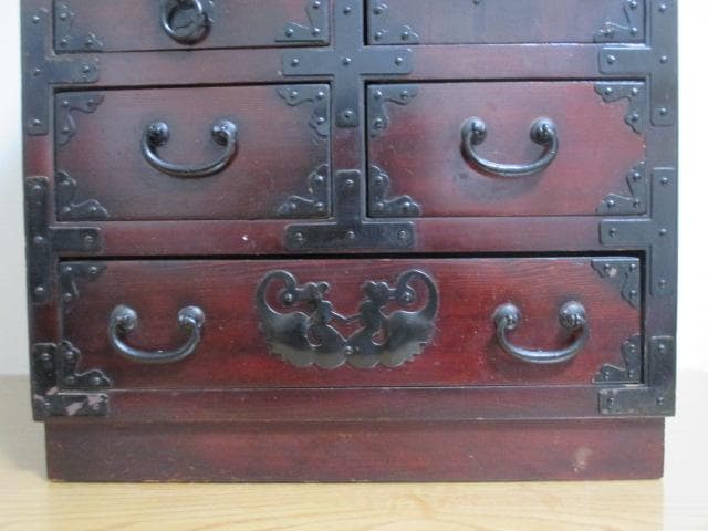 欅材　和箪笥　小箪笥　船箪笥　金具　引き出し