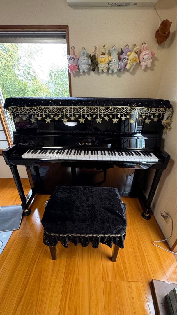 KAWAI K400 アップライトピアノ 黒 88鍵